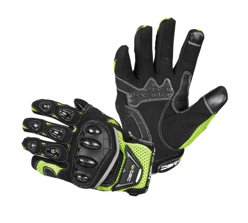 Моторукавиці W-TEC Upgear - чорно-зелений/3XL Моторукавиці W-TEC Upgear - чорно-зелений/3XL