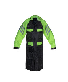  Плащ для мотоцикліста W-TEC Quilda - розмір 3XL / чорно-флуо-жовтий