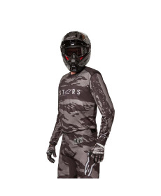 Джерсі для мотокросу Alpinestars Racer Tactical  - М - чорний/сірий