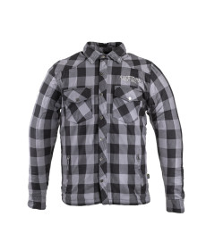 Сорочка Shirt W-TEC Black Heart Reginald - M/сіро-чорний