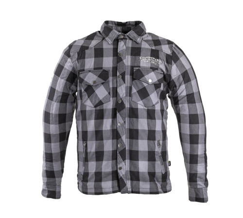 Сорочка Shirt W-TEC Black Heart Reginald - M/сіро-чорний Сорочка Shirt W-TEC Black Heart Reginald - M/сіро-чорний