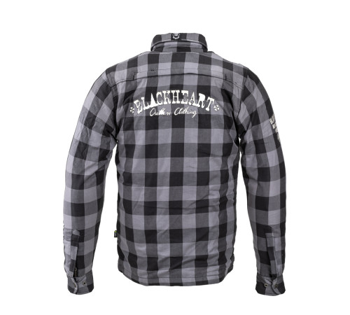 Сорочка Shirt W-TEC Black Heart Reginald - M/сіро-чорний Сорочка Shirt W-TEC Black Heart Reginald - M/сіро-чорний