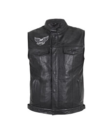 Чоловічий мотожилет W-TEC Midvora - чорний/3XL