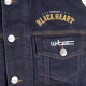 Мотожилет W-TEC Black Heart Rideman - синій денім/4XL