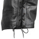Шкіряний мотожилет W-TEC Rockridge - чорний / 6XL