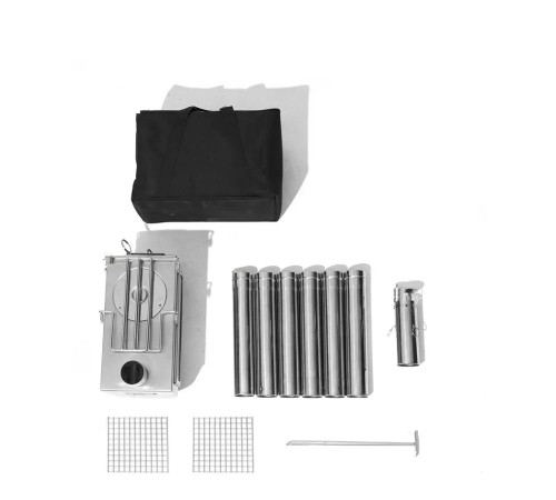 Піч дров'яна Mobi Garden NX22688003, сіра
