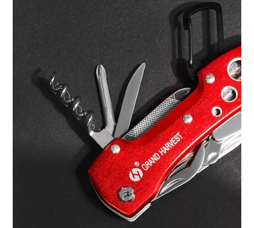 Мультитул NCASE 11-в-1 у чохлі червоний