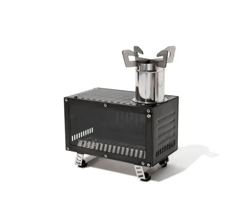 Піч дров'яна Mobi Garden NX22688001, чорна Піч дров'яна Mobi Garden NX22688001, чорна
