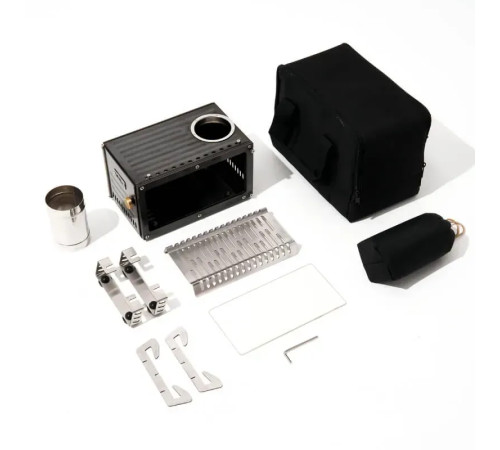 Піч дров'яна Mobi Garden NX22688001, чорна Піч дров'яна Mobi Garden NX22688001, чорна