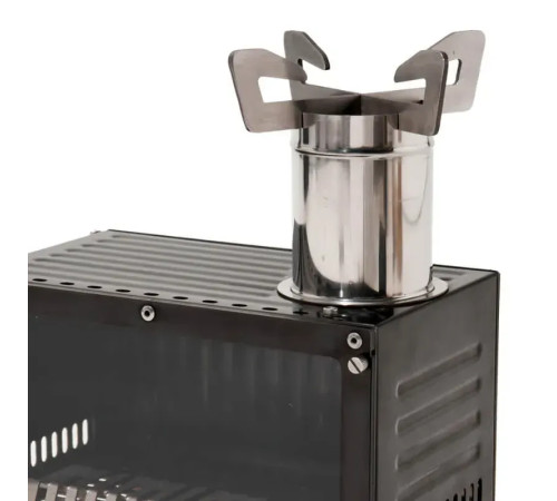 Піч дров'яна Mobi Garden NX22688001, чорна Піч дров'яна Mobi Garden NX22688001, чорна
