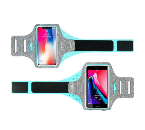 Чохол для телефона на руку Naturehike NH18B020-B, блакитний Чохол для телефона на руку Naturehike NH18B020-B, блакитний