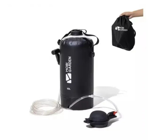 Душ портативний Mobi Garden NX22671039 10 л, чорний Душ портативний Mobi Garden NX22671039 10 л, чорний
