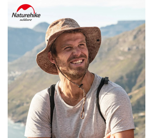Панама Naturehike NH21FS532 UPF 50+, коричнева Панама Naturehike NH21FS532 UPF 50+, коричнева