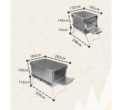 Піч туристична сталева 3F UL Gear Compact Піч туристична сталева 3F UL Gear Compact