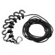 Мотузка з карабіном Mobi Garden NX21671055 430 см, чорна