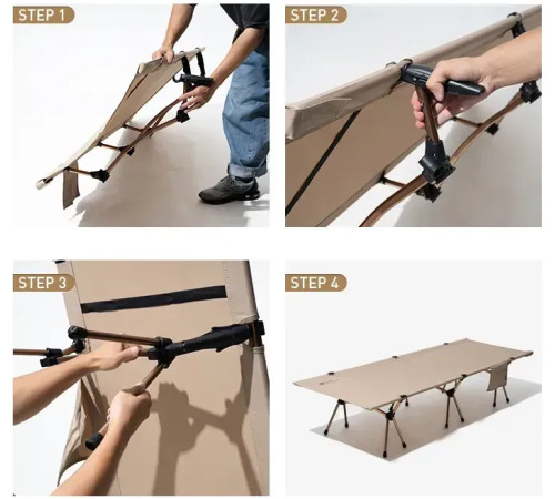 Ліжко розкладне Mobi Garden SJ NX21665048, зелене