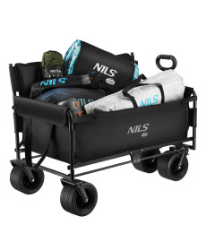 Візок розкладний NILS CAMP NC2606 140 л, чорний