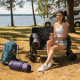 Візок розкладний NILS CAMP NC2606 140 л, чорний
