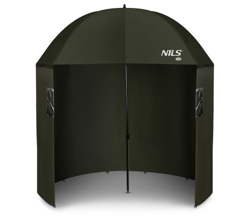 Парасоля рибальська з бічними стінками NILS CAMP NC4702 250 х 220 см, темно-зелена