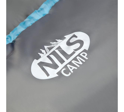 Спальний мішок розмір М NILS CAMP NC2008 сіро-м'ятний