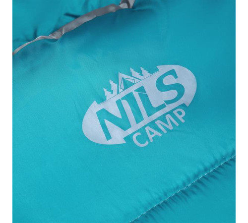 Спальний мішок розмір M NILS CAMP NC2008 сіро-блакитний