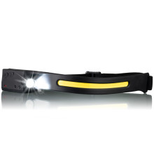 Ліхтар налобний National Geographic Iluminos Stripe 300 lm + 90 Lm USB Rechargeable (9082600)