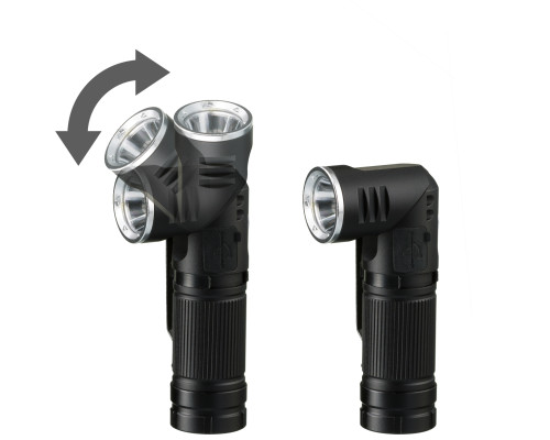 Ліхтар налобний National Geographic Iluminos Led Flashlight head mount 450 lm (9082500)