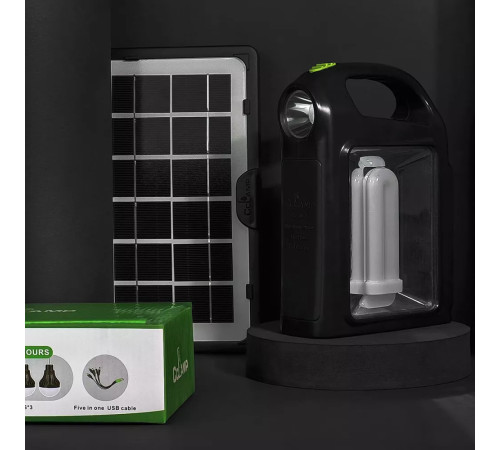 Ліхтар світлодіодний із сонячною панеллю Cclamp CL-02