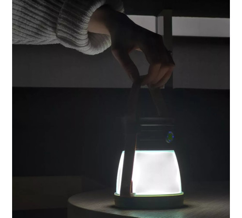 Ліхтар кемпінговий світлодіодний із сонячною панеллю ZJ-1158