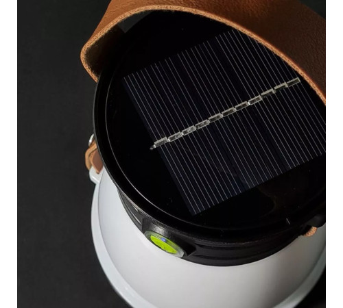 Ліхтар кемпінговий світлодіодний із сонячною панеллю ZJ-1158