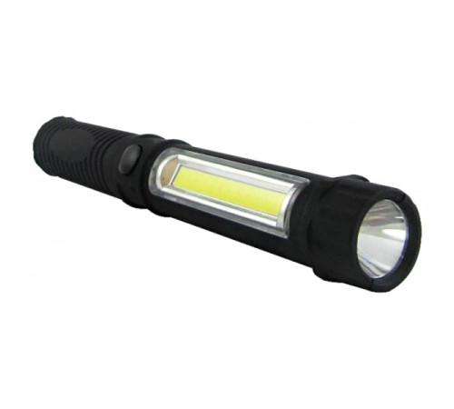 Ліхтарик Trixline C220 3W COB + 1W LED- чорний