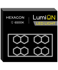 Світильник світлодіодний шестикутний LumiOn L0-4, 485 x 244 см