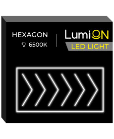 Світильник світлодіодний трикутний LumiOn L0-7, 485 x 244 см