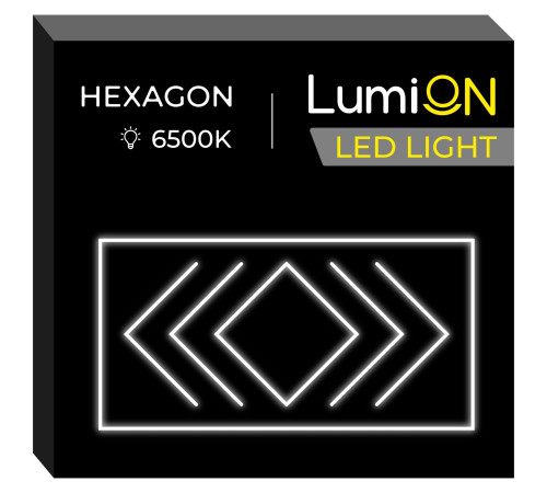 Світильник світлодіодний трикутний LumiOn L0-8, 485 x 244 см Світильник світлодіодний трикутний LumiOn L0-8, 485 x 244 см