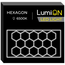 Світильник світлодіодний шестикутний LumiOn L0-1, 531 x 291 см