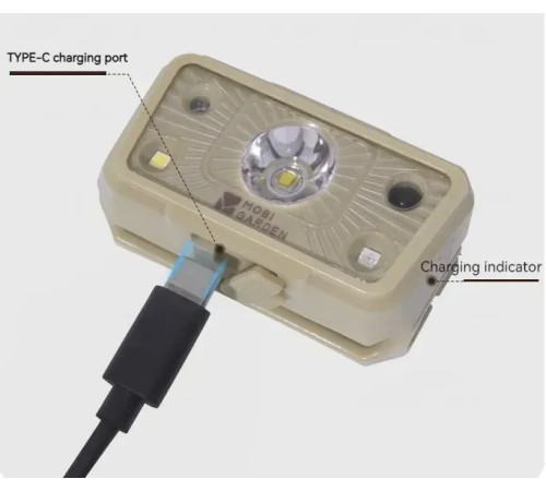 Ліхтар налобний Mobi Garden NX23673006 Zero 1200, бежевий