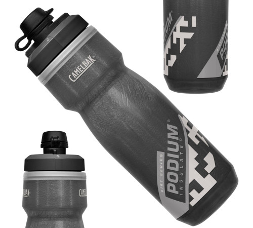 Пляшка 620мл CamelBak Podium Dirt Series ізольований чорна Пляшка 620мл CamelBak Podium Dirt Series ізольований чорна