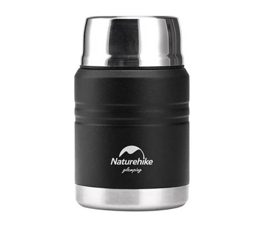 Термос Naturehike Stew beaker NH20SJ041 0,5 л, чорний Термос Naturehike Stew beaker NH20SJ041 0,5 л, чорний