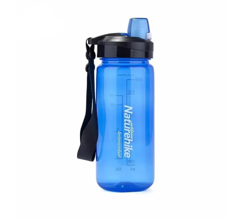 Пляшка для води Naturehike Sport NH61A060-B 0,5 л, блакитна Пляшка для води Naturehike Sport NH61A060-B 0,5 л, блакитна