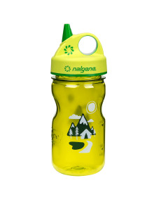  Дитяча пляшка для води NALGENE Grip ‘n Gulp 350 мл - зелено-жовта 