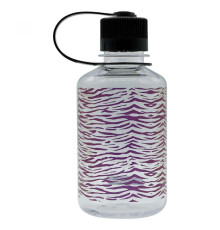 Пляшка Nalgene 500 мл NM Clear Rainbow Zebra - чорно-фіолетова