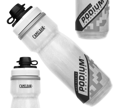 Пляшка CamelBak Podium Dirt Series 652 мл ізольована біла