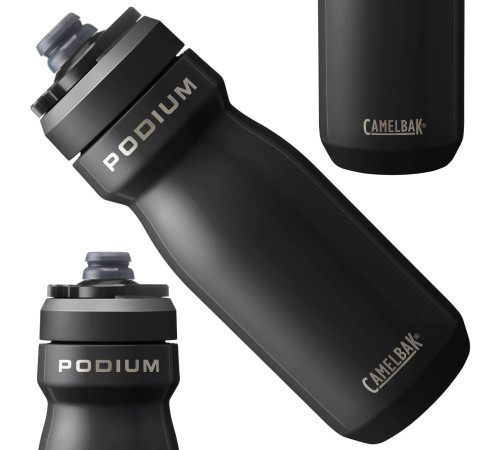 Пляшка для води CamelBak Podium ізольована сталь, 530 мл, чорна