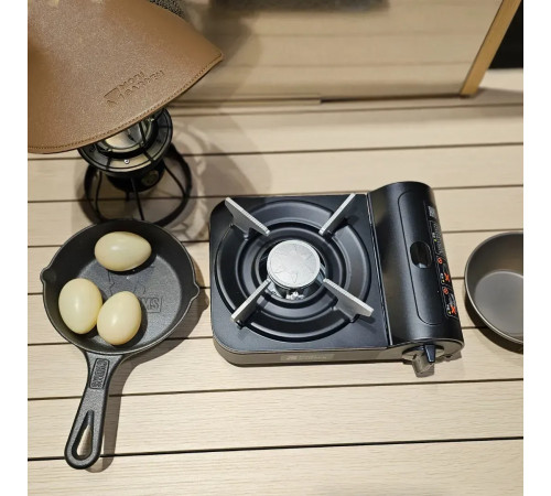 Плита газова портативна Mobi Garden NX23687003, бежева Плита газова портативна Mobi Garden NX23687003, бежева