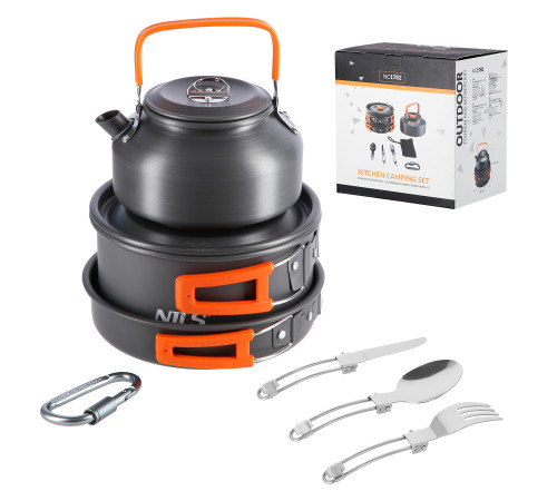 Набір посуду для кемпінгу NILS CAMP NC1782