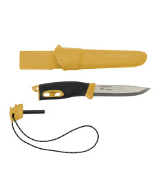 Ніж туристичний 2в1  Morakniv Companion Spark (S) - жовтий