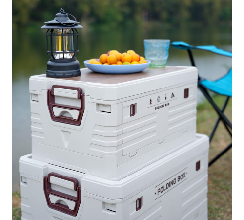 Ящик складаний 2в1 NILS CAMP NCB4002 32 л, бежевий