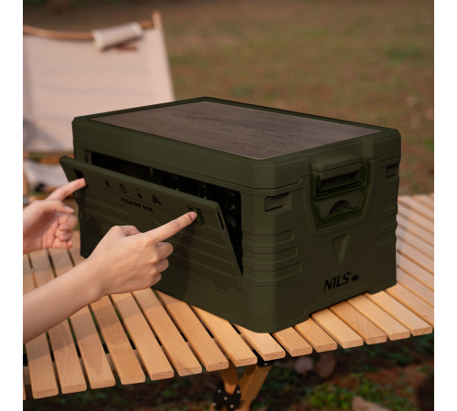 Ящик складаний 2в1 NILS CAMP NCB4002 32 л, зелений