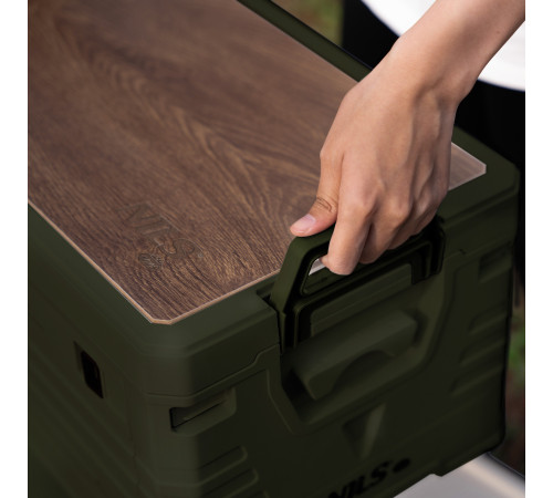 Ящик складаний 2в1 NILS CAMP NCB4002 32 л, зелений