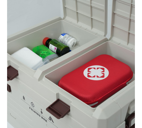 Ящик складаний NILS CAMP NCB4003 42 л, бежевий